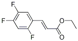 (E)-3-(2,4,5-三氟苯基)丙烯酸乙酯結(jié)構(gòu)式_882856-63-5結(jié)構(gòu)式