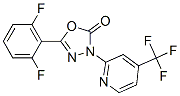 5-(2,6-二氟苯基)-3-[4-(三氟甲基)-2-吡啶]-1,3,4-噁二唑-2(3H)-酮結(jié)構(gòu)式_883009-97-0結(jié)構(gòu)式