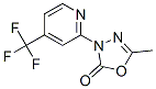 5-甲基-3-[4-(三氟甲基)-2-吡啶]-1,3,4-噁二唑-2(3H)-酮結(jié)構(gòu)式_883010-94-4結(jié)構(gòu)式