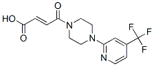 2-Butenoic acid,4-oxo-4-[4-[4-(trifluoromethyl)-2-pyridinyl]-1-piperazinyl]- Structure,883030-85-1Structure