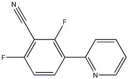 2,6-Difluoro-3-(pyridin-2-yl)benzonitrile Structure,883106-18-1Structure