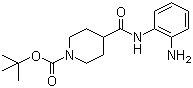 4-(2-Aminophenylcarbamoyl)piperidine-1-carboxylic acid tert-butyl ester Structure,883106-63-6Structure