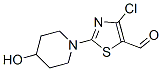 4-Chloro-2-(1-piperidin-4-ol)-5-thiazolecarboxaldehyde Structure,883107-61-7Structure