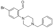 2-(4-Benzyl-1-piperazino)-5-bromo-benzaldehyde Structure,883512-03-6Structure