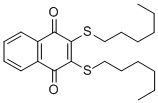 2,3-Bis(N-hexylthio)-1,4-naphthalenedione Structure,883516-16-3Structure