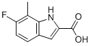 6-Fluoro-7-methyl-1H-indole-2-carboxylic acid Structure,883531-61-1Structure