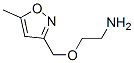 Ethanamine,2-[(5-methyl-3-isoxazolyl)methoxy]- Structure,883536-56-9Structure