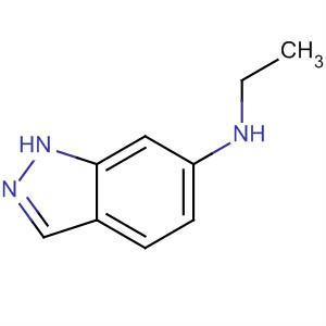 乙基-(1H-吲唑-6-基)-胺結(jié)構(gòu)式_88369-87-3結(jié)構(gòu)式