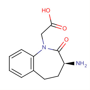 (S)-3-氨基-2,3,4,5-四氫-2-氧代-1H-1-苯氮雜卓-1-乙酸結構式_88372-47-8結構式