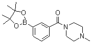 3-(4-Methylpiperazine-1-carbonyl)phenylboronic acid, pinacol ester Structure,883738-38-3Structure