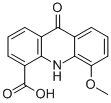 5-Methoxy-9-oxo-9,10-dihydro-acridine-4-carboxylic acid Structure,88377-31-5Structure