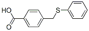 4-[(Phenylthio)methyl]benzoic acid Structure,88382-49-4Structure