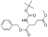 (R)-1-benzyl 5-methyl 2-((tert-butoxycarbonyl)amino)pentanedioate Structure,883985-06-6Structure