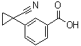 3-(1-Cyanocyclopropyl)benzoic acid Structure,884001-11-0Structure