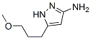 1H-pyrazol-3-amine,5-(3-methoxypropyl)- Structure,884343-74-2Structure