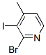 2-Bromo-3-iodo-4-methylpyridine Structure,884494-42-2Structure