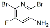 3-Amino-2,6-dibromo-5-fluoropyridine Structure,884494-99-9Structure