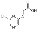 [(6-Chloropyrazin-2-yl)thio]acetic acid Structure,884497-52-3Structure