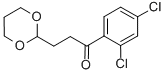 2,4-Dichloro-3-(1,3-dioxan-2-yl)-propiophenone Structure,884504-46-5Structure