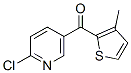 2-Chloro-5-(3-methyl-2-thenoyl)pyridine Structure,884504-82-9Structure