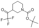 Tert-butyl 3-(2,2,2-trifluoroacetyl)piperidine-1-carboxylate Structure,884512-51-0Structure