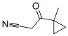 3-(1-Methyl-cyclopropyl)-3-oxo-propionitrile Structure,88485-78-3Structure