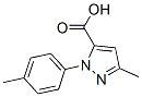 5-Methyl-2-p-tolyl-2h-pyrazole-3-carboxylic acid Structure,885-46-1Structure