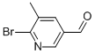 3-Pyridinecarboxaldehyde, 6-bromo-5-methyl- Structure,885167-81-7Structure