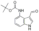 Tert-butyl 3-formyl-1h-indol-4-ylcarbamate Structure,885266-77-3Structure