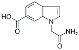 1-Carbamoylmethyl-6-indolecarboxylic acid Structure,885266-80-8Structure