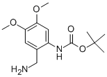 Tert-butyl 2-(aminomethyl)-4,5-dimethoxyphenylcarbamate Structure,885268-45-1Structure