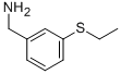 (3-(Ethylthio)phenyl)methanamine Structure,885268-81-5Structure