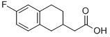 (6-Fluoro-1,2,3,4-tetrahydro-naphthalen-2-yl)-acetic acid Structure,885269-53-4Structure