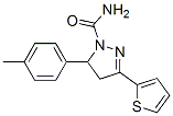 3-(Thiophen-2-yl)-5-p-tolyl-4,5-dihydro-1H-pyrazole-1-carboxamide Structure,885269-92-1Structure