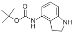 (2,3-Dihydro-1h-indol-4-yl)-carbamic acid tert-butyl ester Structure,885270-03-1Structure