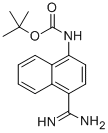 (4-Carbamimidoyl-naphthalen-1-yl)-carbamic acid tert-butyl ester Structure,885270-07-5Structure