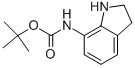 (2,3-Dihydro-1h-indol-7-yl)-carbamic acid tert-butyl ester Structure,885270-12-2Structure