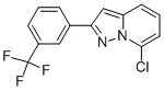 7-Chloro-2-(3-(trifluoromethyl)phenyl)pyrazolo[1,5-a]pyridine Structure,885270-49-5Structure