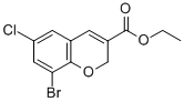 8-Bromo-6-chloro-2h-chromene-3-carboxylicacidethylester Structure,885271-07-8Structure