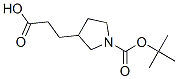 3-(1-(Tert-butoxycarbonyl)pyrrolidin-3-yl)propanoic acid Structure,885271-17-0Structure