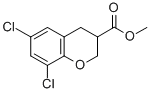 6,8-Dichlorochroman-3-carboxylicacidmethylester Structure,885271-50-1Structure