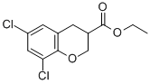 6,8-Dichlorochroman-3-carboxylicacidethylester Structure,885271-53-4Structure