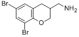 (6,8-Dibromo-chroman-3-yl)-methylamine Structure,885271-59-0Structure