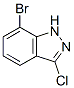 1H-Indazole, 7-bromo-3-chloro- Structure,885271-75-0Structure