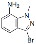 3-Bromo-1-methyl-1H-Indazol-7-amine Structure,885271-76-1Structure