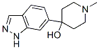 4-(1H-indazol-6-yl)-1-methyl-piperidin-4-ol Structure,885272-30-0Structure