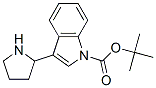 3-Pyrrolidin-2-yl-indole-1-carboxylic acid tert-butyl ester Structure,885272-31-1Structure