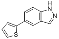 5-噻吩-2-基-1H-吲唑結(jié)構(gòu)式_885272-39-9結(jié)構(gòu)式