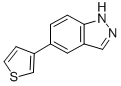 5-噻吩-3-基-1H-吲唑結(jié)構(gòu)式_885272-41-3結(jié)構(gòu)式