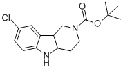 8-Chloro-1,3,4,4a,5,9b-hexahydropyrido[4,3-b]indole-2-carboxylicacidtert-butylester Structure,885272-52-6Structure